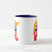 Mug Réélire le président Donald Trump 2024 MAGA (Centre)