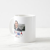 Mug Réélisez la vitesse du Président Obama Election (Devant gauche)
