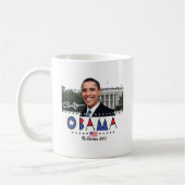 Mug Réélisez la vitesse du Président Obama Election (Gauche)