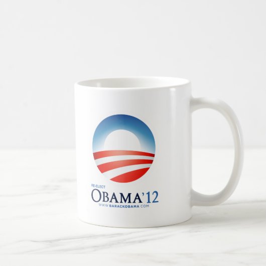 Mug Réélisez Obama 2012 (Droite)
