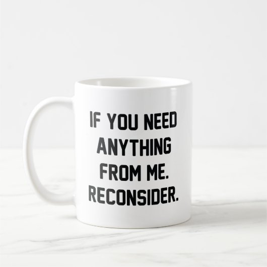 Mug Réexaminer (Gauche)