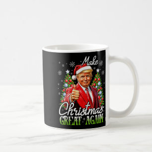 Mug Refaire Noël Grande Encore Xmas Drôle Santa Trump