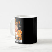 Mug Refaire Thanksgiving Great Again Automne Feuilles (Devant gauche)