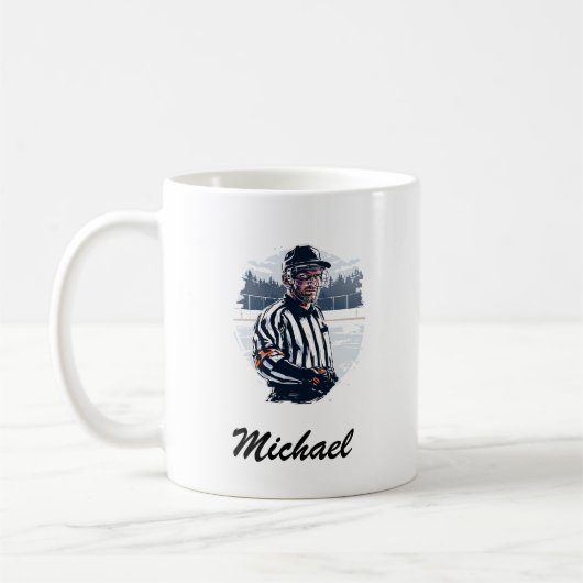 Mug Référencement moderne tendance de hockey sur glace (Gauche)