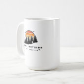Mug Réfléchir hors de la boîte Aucune case requise (Devant gauche)