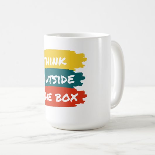 Mug Réfléchis dehors (Devant droit)