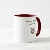 Mug Réfléchissant tranquillement à ma prochaine course (Devant droit)