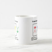 Mug Réfléchissez à l'extérieur de la boîte (Centre)