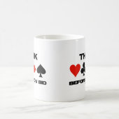 Mug Réfléchissez avant votre enchère (carte convient à (Centre)