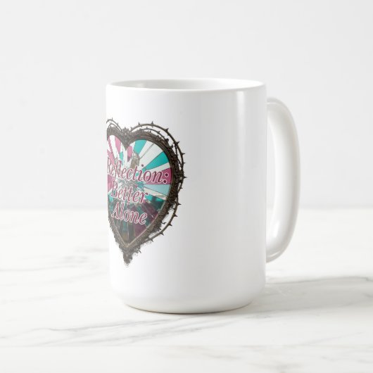 Mug Reflection: Better Alone T-Shirt | Shattered Mirro (Devant droit)