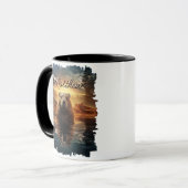 Mug Reflet du lac Beaver Sunrise (Devant gauche)