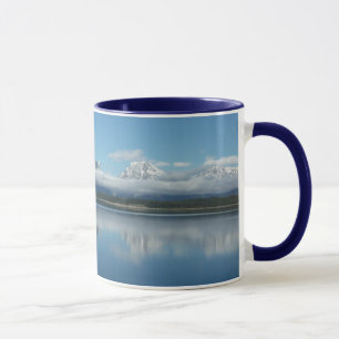 Mug Reflet du mont Moran dans le Grand Teton