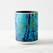 Mug Reflets de forêt d'étang au clair de lune (Centre)