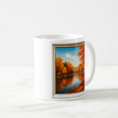 Mug Reflets de la forêt automnale (Devant droit)