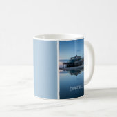 Mug Reflets de la jetée de Blankenberge à l'heure bleu (Devant droit)
