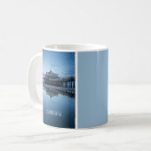 Mug Reflets de la jetée de Blankenberge à l'heure bleu (Devant gauche)
