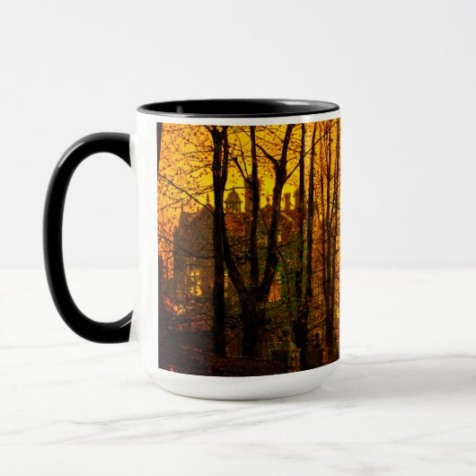 Mug Reflets d'octobre John Atkinson Grimshaw (Gauche)