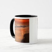 Mug Reflets du coucher de soleil sur les nuages et le  (Devant gauche)