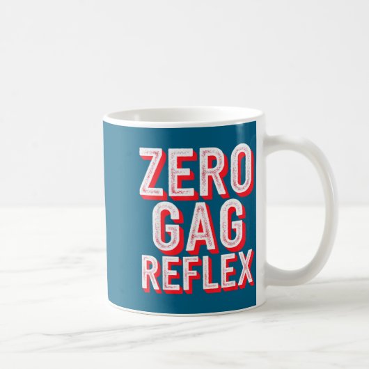 Mug Réflexe nauséeux zéro, Mème drôle de soirée de bac (Droite)