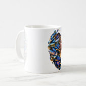 Mug Réflexion assistée par machine | Intelligence futu (Devant gauche)