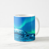 Mug Réflexion bleu-vert Aurora boréale (Devant droit)