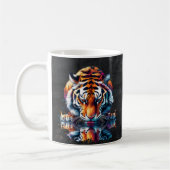 Mug Réflexion de l'eau potable tigre (Gauche)