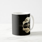 Mug Réflexion des oiseaux Amoureux de la nature noire (Devant droit)