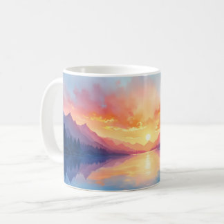 Mug Réflexion du soleil de montagne