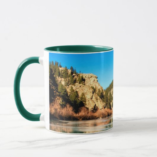 Mug Réflexion en canyon d'Elevenmile (Gauche)