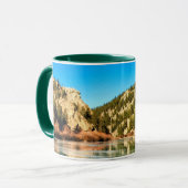 Mug Réflexion en canyon d'Elevenmile (Devant gauche)