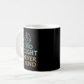 Mug Réflexion faite, laissez tomber, idée cadeau drôle (Devant gauche)