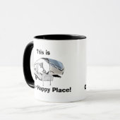 Mug Réflexion Grand Design 28bh Conception 5e roue (Devant gauche)