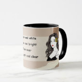 Mug Réflexion Romantique (Devant droit)