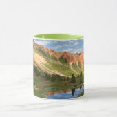 Mug Réflexion rouge de montagne (Centre)