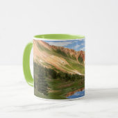 Mug Réflexion rouge de montagne (Devant gauche)