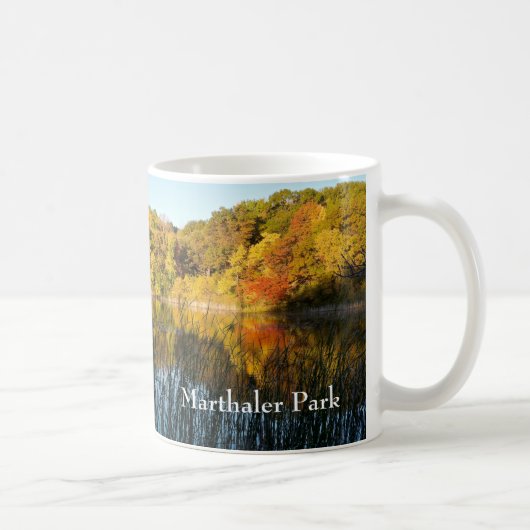 Mug Réflexions d'automne du parc Marthaler (Droite)