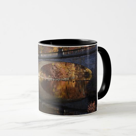 Mug Réflexions d'automne sur le domaine de Vanderbilt (Devant droit)