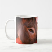 Mug Réflexions de l'âne Animal Personnalisé (Gauche)