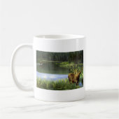 Mug Réflexions d'été, orignaux (Gauche)