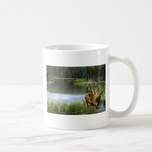 Mug Réflexions d'été, orignaux (Droite)