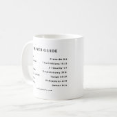Mug "Réflexions fidèles : une boue pour chaque sens" (Devant gauche)