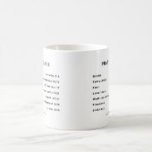 Mug "Réflexions fidèles : une boue pour chaque sens" (Centre)