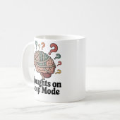 Mug Réflexions sur le mode Boucle | Humour de spirale (Devant gauche)