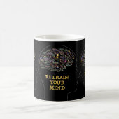 Mug Reformez votre esprit inspirant Word Art Design (Centre)