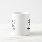 Mug Réfrigérateur de détresse sociale (Centre)