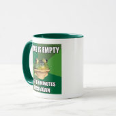 Mug Réfrigérateur vide de grenouille fétide de Bachel (Devant gauche)