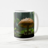 Mug Refuge Rainy Day : Frogs Shelter Sous Champignons (Devant droit)
