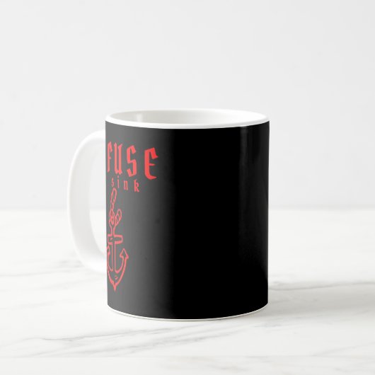 Mug Refus De Consommer La Dépression Sensibilisation À (Devant gauche)