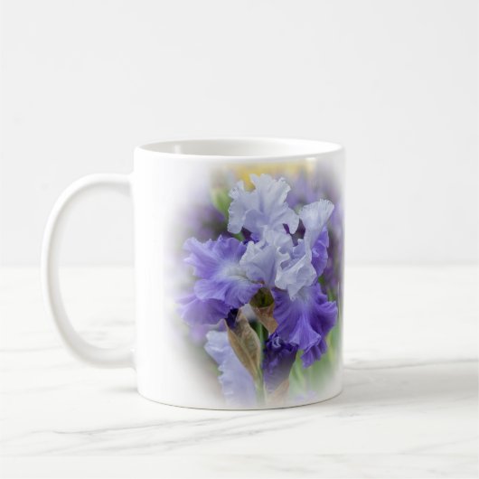 Mug Regal Beares Iris - Violet & Blanc (Gauche)