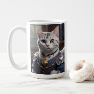 Mug Regal Chevalier Américain Shorthair Chat Majestic